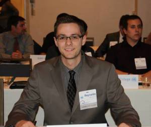 Reynald Muniz III at Student Assembly